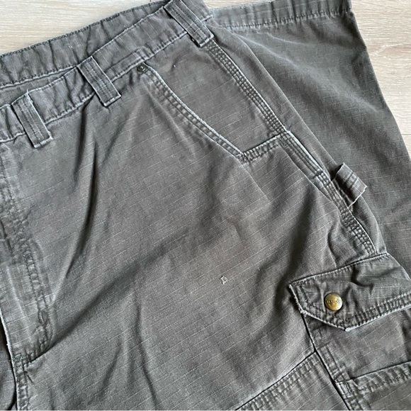 Vintage Carhartt 44/32 Canvas Carpenter pants durable workwear - Picture 10 of 10